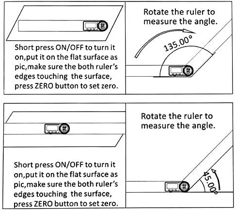 گونیا دیجیتال زاویه یاب 200-0 میلی متری فیبر کربنی