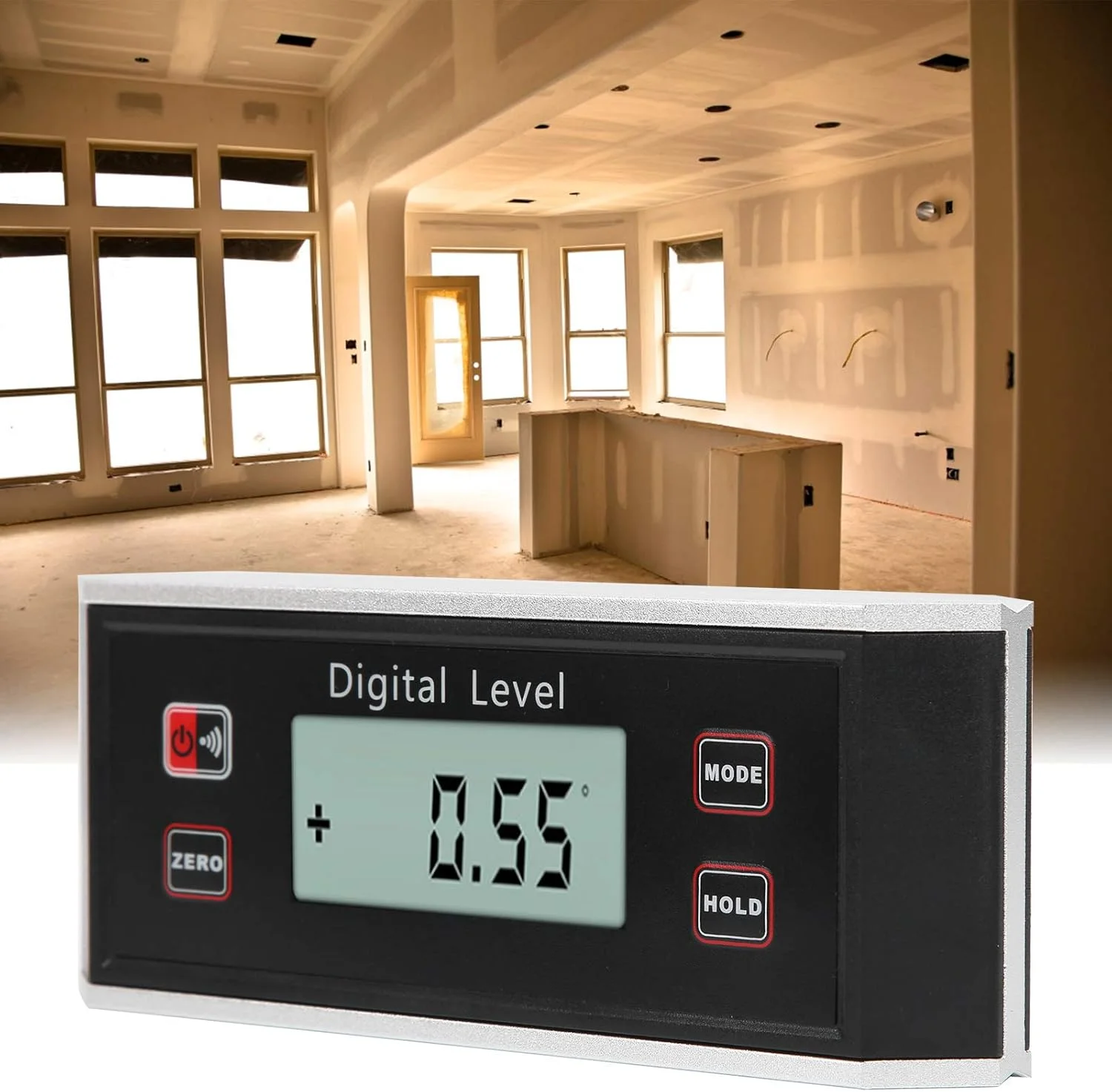 زاویه سنج دیجیتال، شیب سنج تراز قابل حمل، دقیق برای اندازه گیری زاویه، ابزار اندازه گیری زاویه، شیب سنج، گونیا