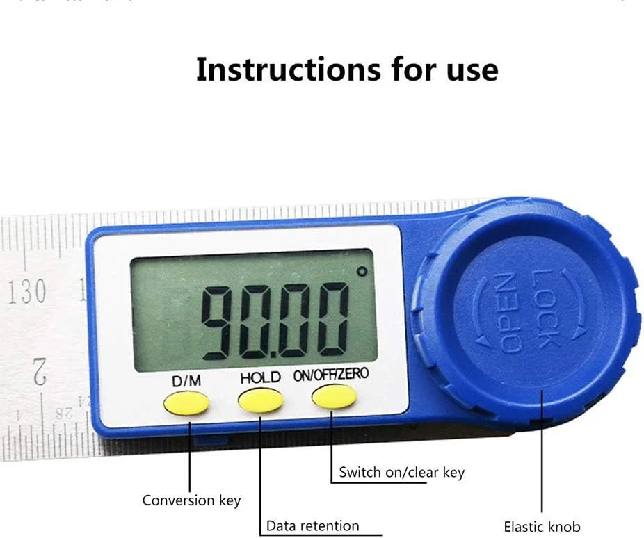 زاویه سنج دیجیتال موریلیان 200 میلی متر 7 اینچی، زاویه یاب دیجیتال، خط کش، شیب سنج، گونیومتر، تراز، زاویه سنج الکترونیکی زاویه سنج دیجیتال موریلیان 200 میلی متر 7 اینچی، زاویه یاب دیجیتال، خط کش، شیب سنج، گونیومتر، تراز، زاویه سنج الکترونیکی