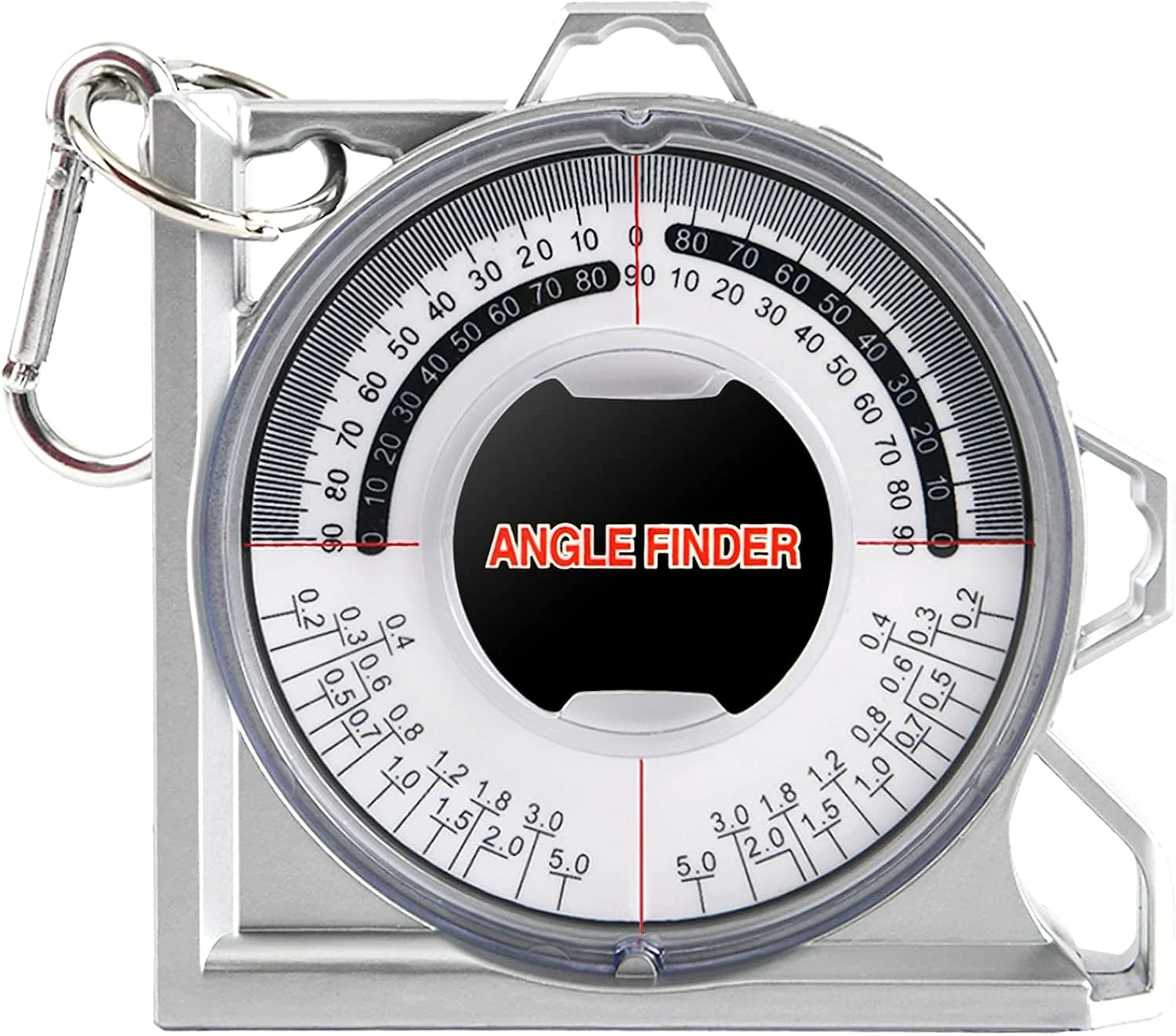 زاویه یاب مغناطیسی Obery، تراز شیب سنج کوچک، ابزار اندازه گیری، نقاله، تراز، دارای دو حباب تراز و جدول مقایسه در پشت زاویه یاب مغناطیسی Obery، تراز شیب سنج کوچک، ابزار اندازه گیری، نقاله، تراز، دارای دو حباب تراز و جدول مقایسه در پشت