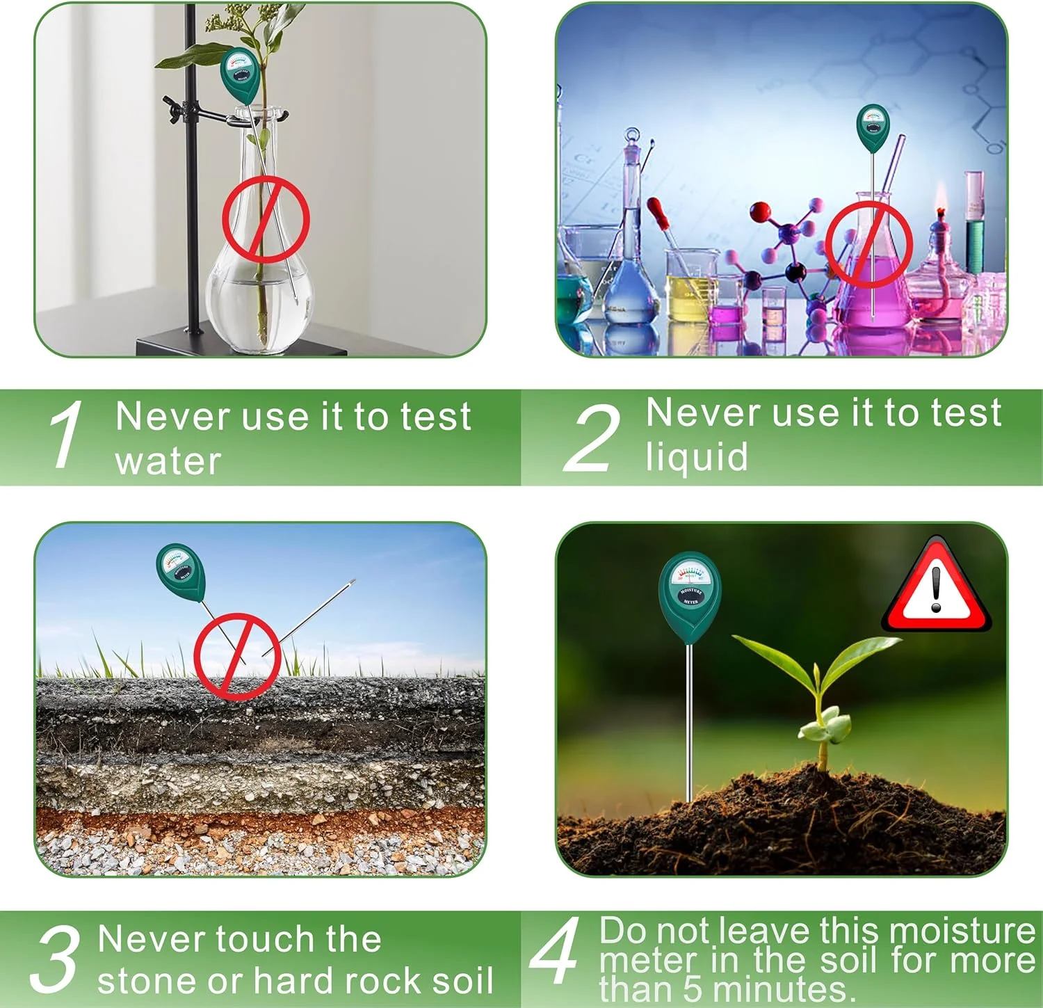 رطوبت سنج خاک XLUX با میله بلند برای استفاده عمیق، نشانگر آب، رطوبت سنج برای فضای باز، داخلی، گیاهان گلدانی بزرگ، پیاز گل، باغبانی، کشاورزی رطوبت سنج خاک XLUX با میله بلند برای استفاده عمیق، نشانگر آب، رطوبت سنج برای فضای باز، داخلی، گیاهان گلدانی بزرگ، پیاز گل، باغبانی، کشاورزی