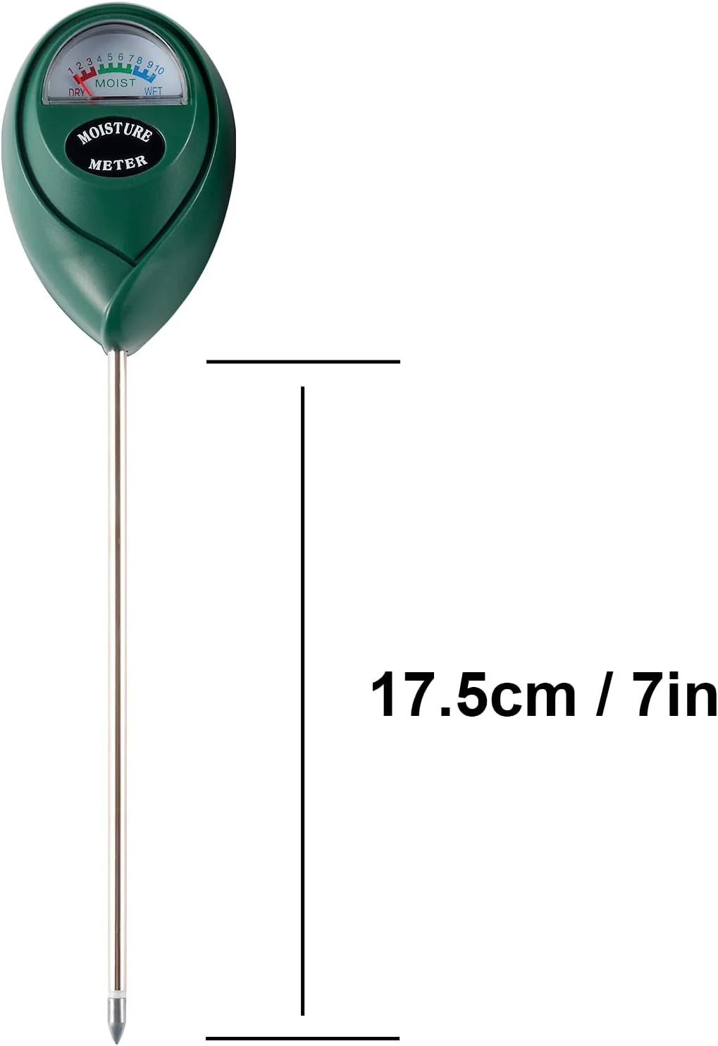 دو عدد رطوبت سنج خاک، رطوبت سنج خاک برای گیاهان آپارتمانی، کیت تست خاک، رطوبت سنج خاک برای باغ، چمن، مزرعه، استفاده در فضای داخلی و خارجی، بدون نیاز به باتری (مشکی و سبز) دو عدد رطوبت سنج خاک، رطوبت سنج خاک برای گیاهان آپارتمانی، کیت تست خاک، رطوبت سنج خاک برای باغ، چمن، مزرعه، استفاده در فضای داخلی و خارجی، بدون نیاز به باتری (مشکی و سبز)