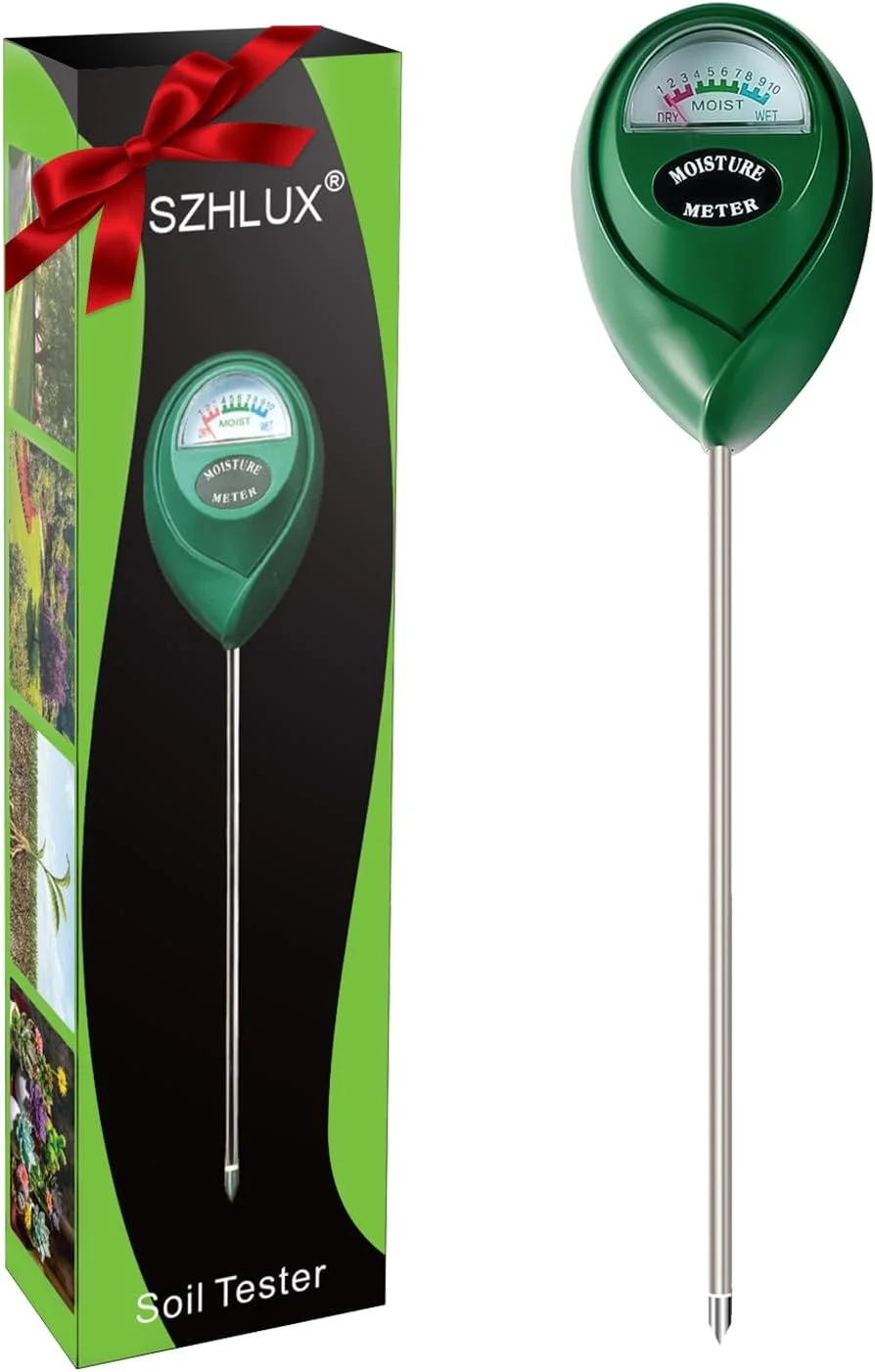 رطوبت سنج خاک SZHLUX، مراقبت از چمن، مزرعه، داخل و خارج از منزل، 26 سانتی متر، سبز رطوبت سنج خاک SZHLUX، مراقبت از چمن، مزرعه، داخل و خارج از منزل، 26 سانتی متر، سبز