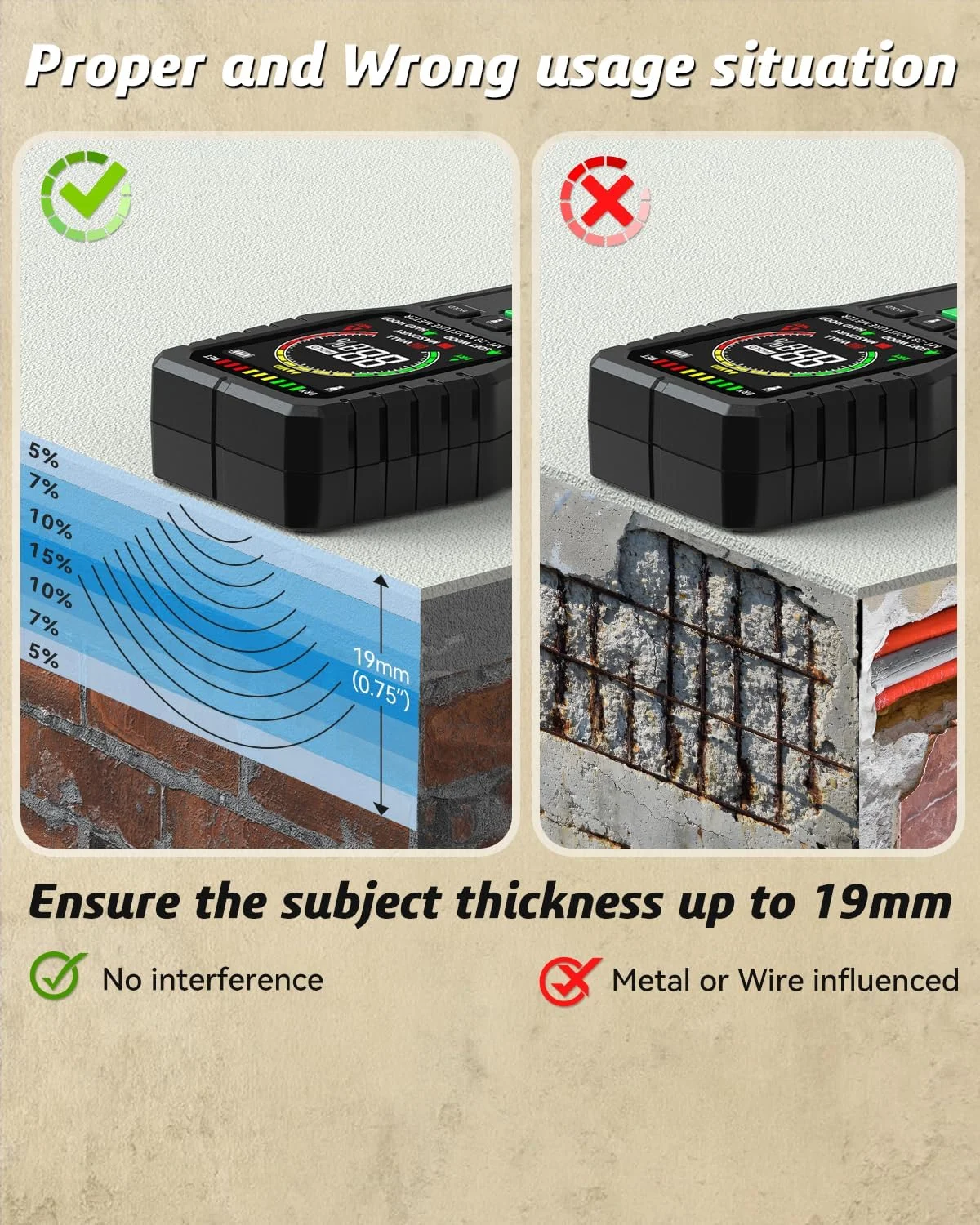 رطوبت سنج چوب RDINSCOS (بدون سوزن - نسخه به روز شده) رطوبت سنج چوب RDINSCOS (بدون سوزن - نسخه به روز شده)