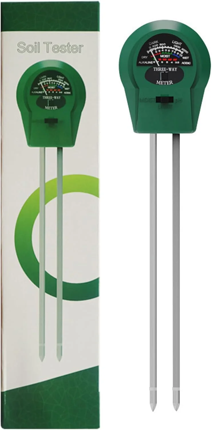 تستر خاک، مانیتور آب گیاه، رطوبت سنج خاک 3 در 1، تستر رطوبت/نور/PH، مناسب برای باغ ها، چمنزارها، مزارع، فضای باز و داخلی، ارتقاء رشد سالم گیاهان (بدون نیاز به باتری) تستر خاک، مانیتور آب گیاه، رطوبت سنج خاک 3 در 1، تستر رطوبت/نور/PH، مناسب برای باغ ها، چمنزارها، مزارع، فضای باز و داخلی، ارتقاء رشد سالم گیاهان (بدون نیاز به باتری)