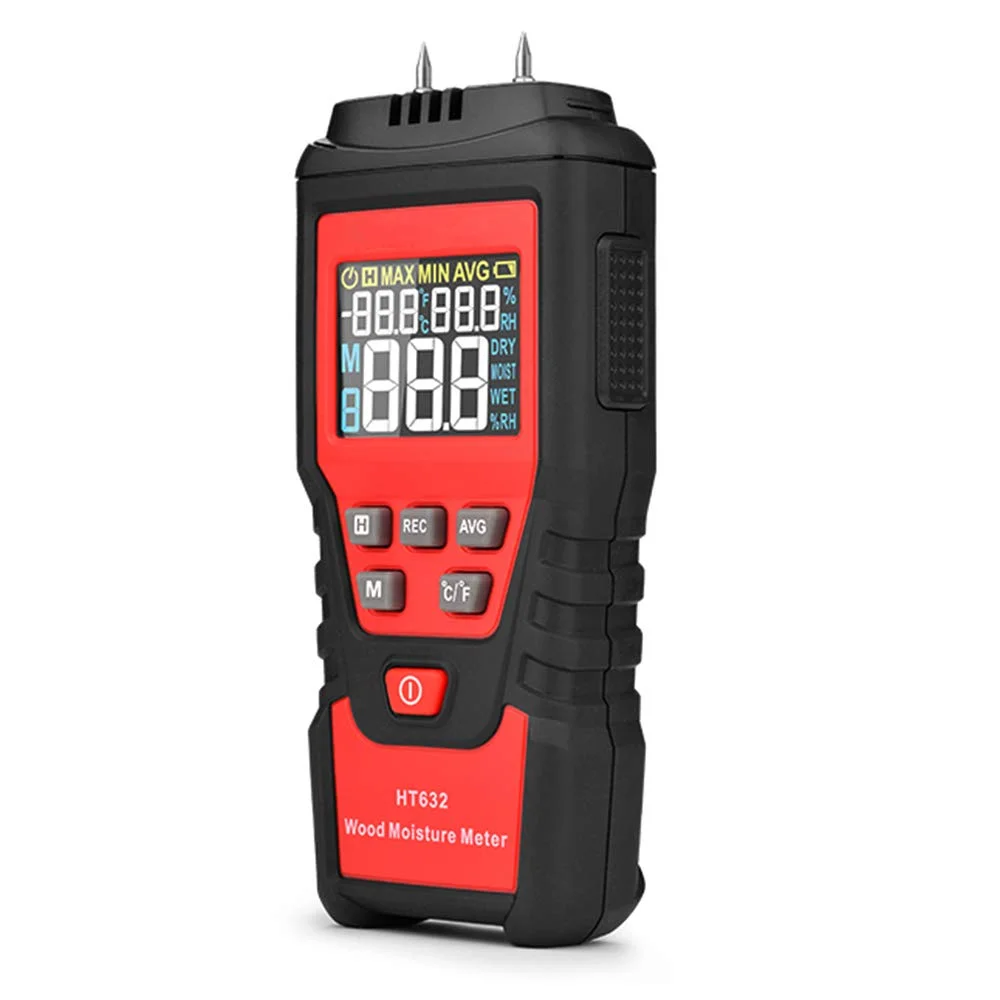 رطوبت سنج چوب دیجیتال AUTENS، رطوبت سنج چوب با صفحه نمایش ال سی دی با نور پس زمینه، کیف قابل حمل برای تشخیص نشت آب و رطوبت در سقف و دیوارهای چوبی رطوبت سنج چوب دیجیتال AUTENS، رطوبت سنج چوب با صفحه نمایش ال سی دی با نور پس زمینه، کیف قابل حمل برای تشخیص نشت آب و رطوبت در سقف و دیوارهای چوبی