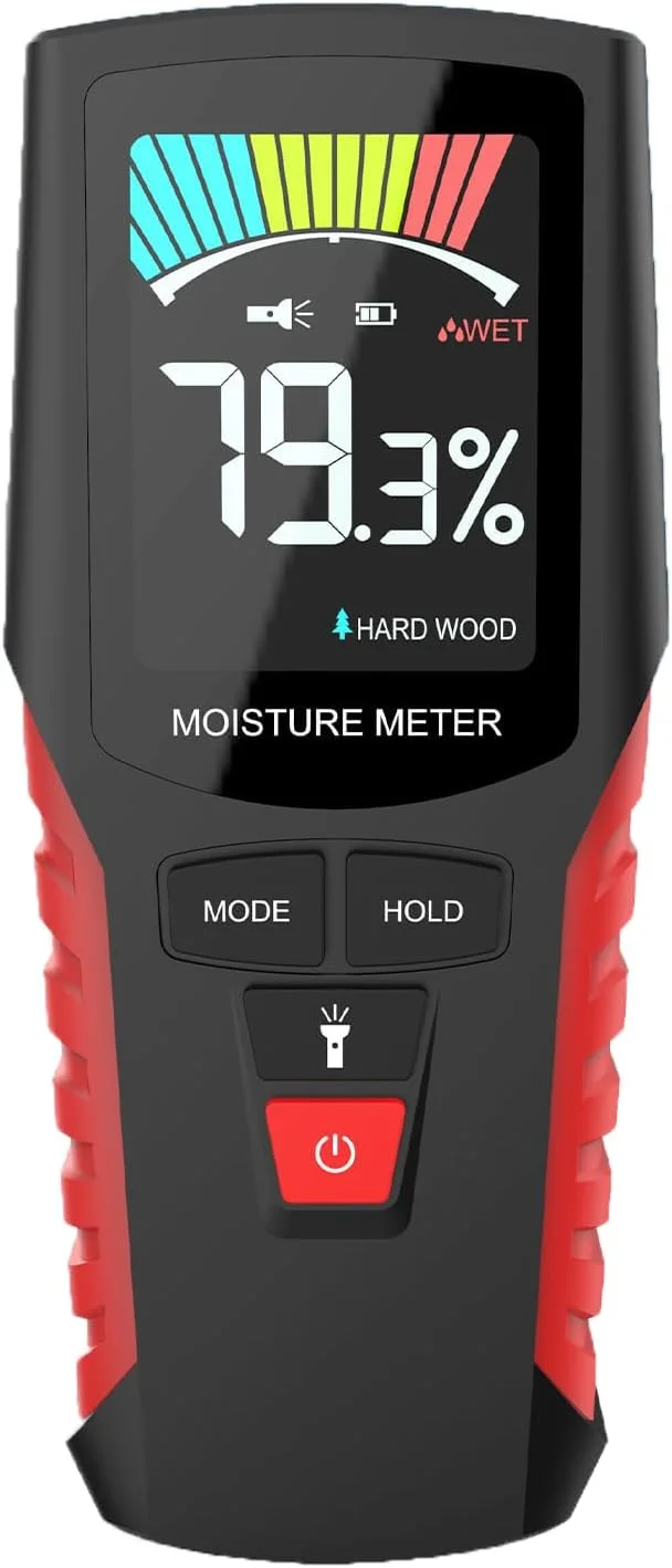 رطوبت سنج چوب، رطوبت سنج بدون سوزن با صفحه نمایش رنگی LCD، رطوبت سنج غیر مخرب دیوار با زنگ هشدار صوتی، سنسور رطوبت 4 حالته برای تشخیص رطوبت در دیوار خشک، چوب و مصالح ساختمانی رطوبت سنج چوب، رطوبت سنج بدون سوزن با صفحه نمایش رنگی LCD، رطوبت سنج غیر مخرب دیوار با زنگ هشدار صوتی، سنسور رطوبت 4 حالته برای تشخیص رطوبت در دیوار خشک، چوب و مصالح ساختمانی