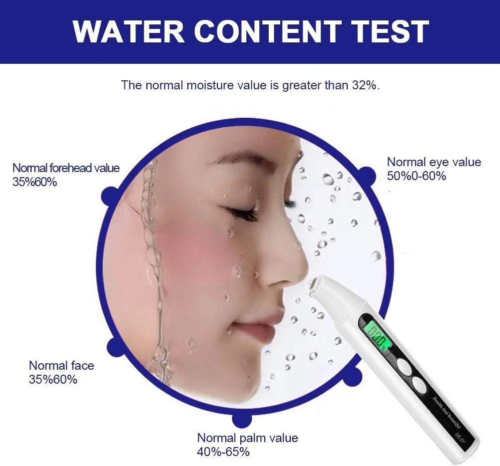 دستگاه رطوبت سنج دیجیتال پوست، تستر رطوبت پوست، آنالیزور دیجیتال روغن و رطوبت پوست صورت با LCD، تستر حسگر پوست صورت، دستگاه تشخیص روغن، آنالیزور دیجیتال دقیق محتوای روغن پوست با LCD دستگاه رطوبت سنج دیجیتال پوست، تستر رطوبت پوست، آنالیزور دیجیتال روغن و رطوبت پوست صورت با LCD، تستر حسگر پوست صورت، دستگاه تشخیص روغن، آنالیزور دیجیتال دقیق محتوای روغن پوست با LCD