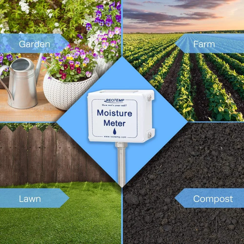 رطوبت سنج 15 اینچی خاک و کمپوست REOTEMP، ابزار باغبانی ایده آل برای تست رطوبت خاک، گیاه، مزرعه و چمن رطوبت سنج 15 اینچی خاک و کمپوست REOTEMP، ابزار باغبانی ایده آل برای تست رطوبت خاک، گیاه، مزرعه و چمن