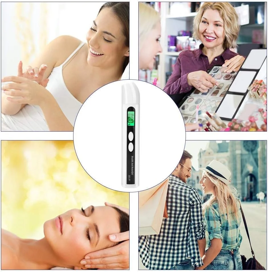 دستگاه رطوبت سنج دیجیتال پوست، تستر رطوبت پوست، آنالیزور دیجیتال روغن و رطوبت پوست صورت با LCD، تستر حسگر پوست صورت، دستگاه تشخیص روغن، آنالیزور دیجیتال دقیق محتوای روغن پوست با LCD دستگاه رطوبت سنج دیجیتال پوست، تستر رطوبت پوست، آنالیزور دیجیتال روغن و رطوبت پوست صورت با LCD، تستر حسگر پوست صورت، دستگاه تشخیص روغن، آنالیزور دیجیتال دقیق محتوای روغن پوست با LCD