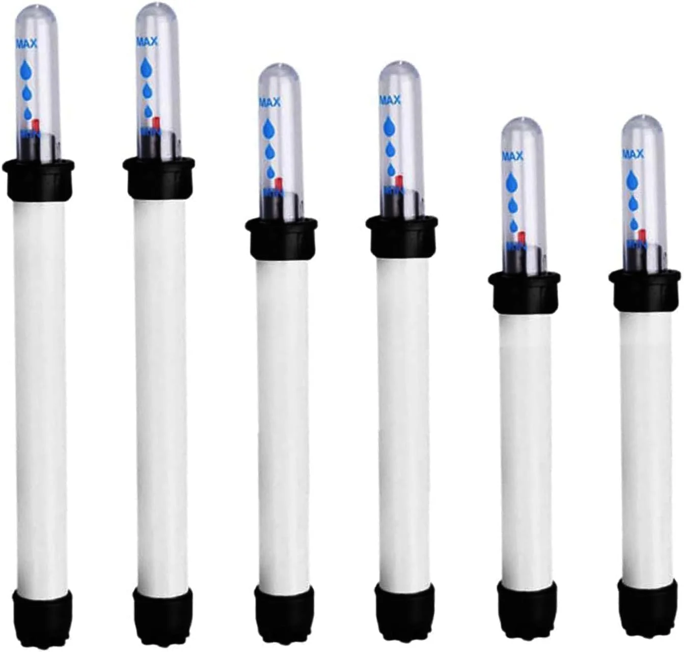 ۶ عدد نشانگر سطح آب گلدان، نشانگر رطوبت گیاه، یادآور آب گلدان، نشانگر کمبود آب، شناور نمایشگر سطح آب، رطوبت سنج خاک