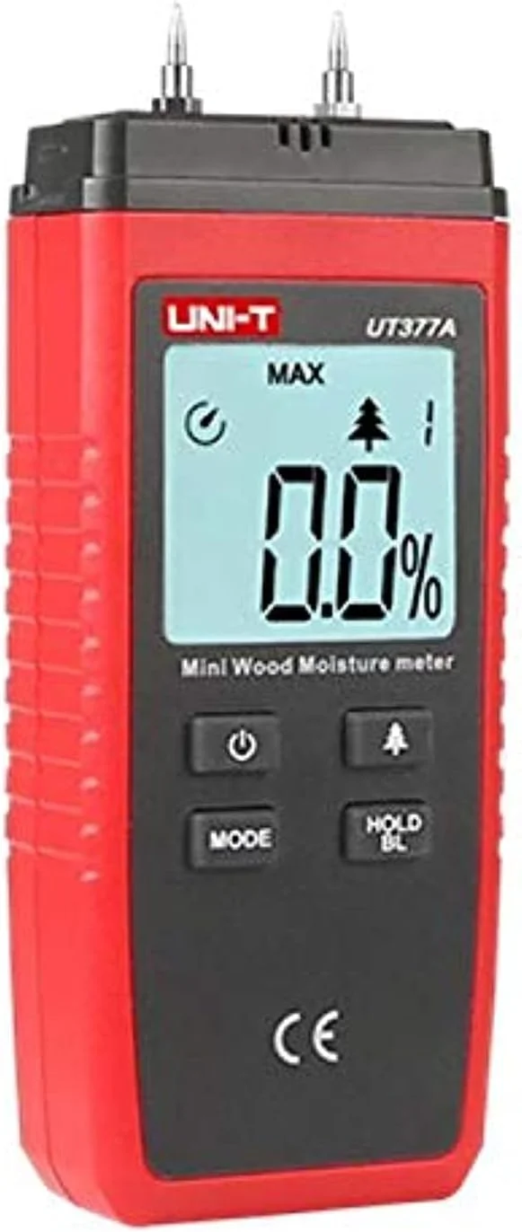 رطوبت سنج چوب، تخته سه لایی، کاغذ و دیوار با دقت بالا یونی تی