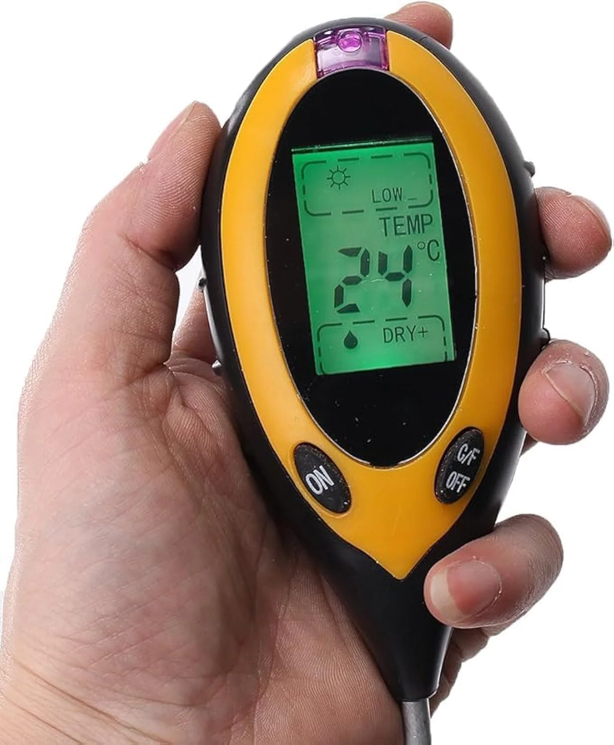 دستگاه تست 4 در 1 خاک MRMS: سنجش PH، رطوبت، نور خورشید و دمای خاک برای باغ، گیاهان و چمنزارها