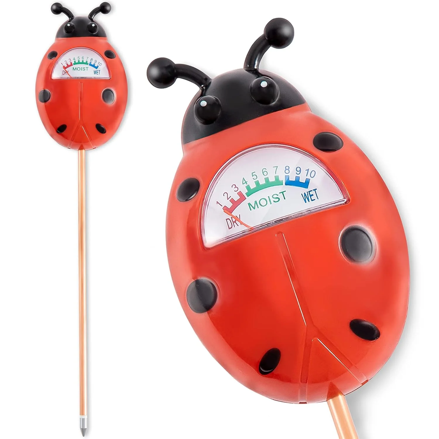 رطوبت سنج خاک Tennedriv Green بسته 2 عددی برای گیاهان آپارتمانی و گیاهان فضای باز، بدون نیاز به باتری