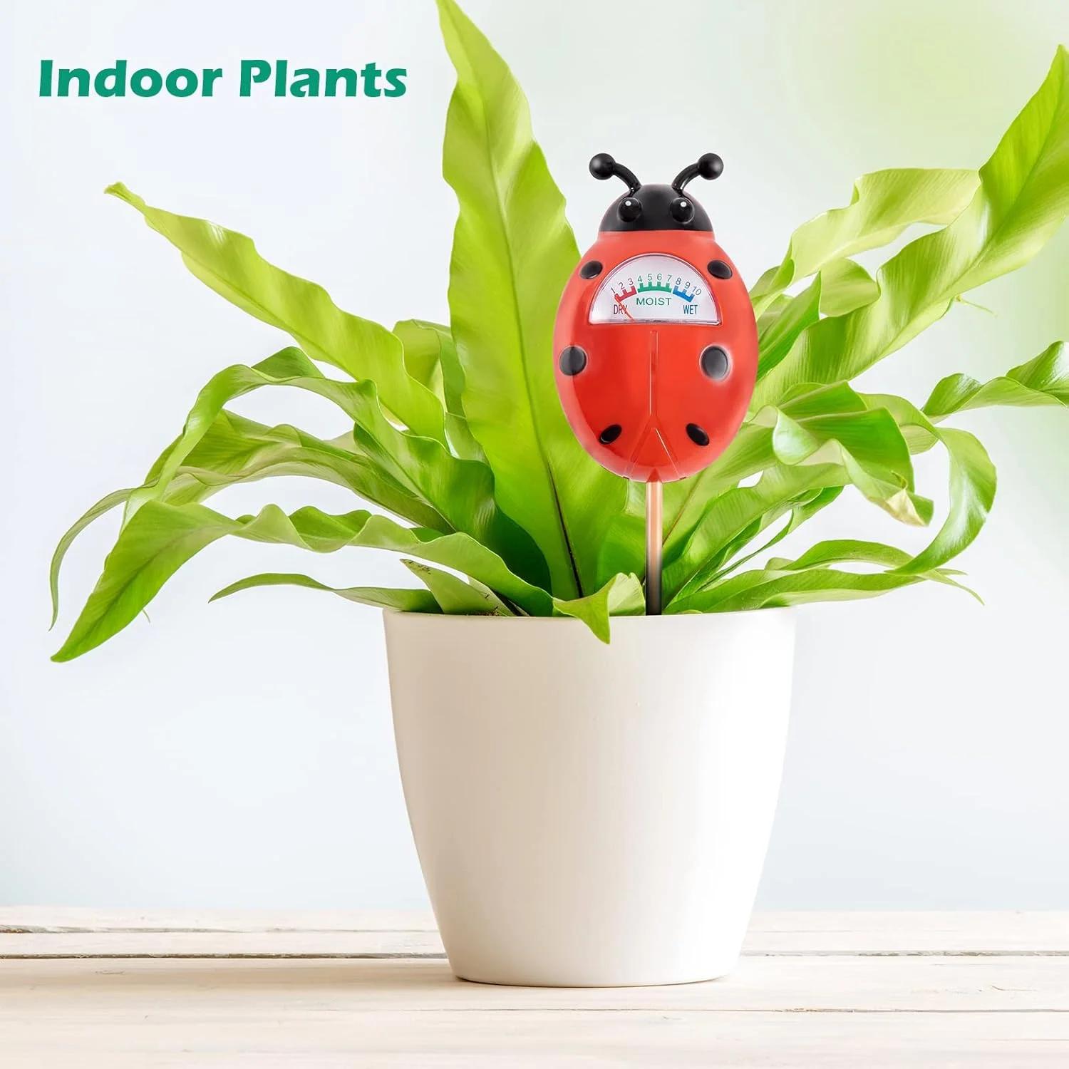 رطوبت سنج خاک Tennedriv Green بسته 2 عددی برای گیاهان آپارتمانی و گیاهان فضای باز، بدون نیاز به باتری رطوبت سنج خاک Tennedriv Green بسته 2 عددی برای گیاهان آپارتمانی و گیاهان فضای باز، بدون نیاز به باتری