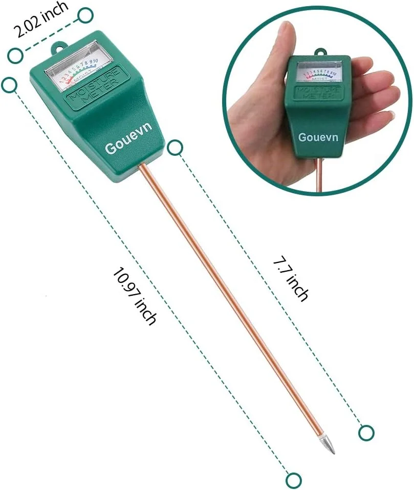 رطوبت سنج خاک گیوون، رطوبت سنج خاک گیاه، رطوبت سنج گیاه برای گیاهان گلدانی، چمن و ساکولنت (بدون نیاز به باتری) - بسته 2 عددی رطوبت سنج خاک گیوون، رطوبت سنج خاک گیاه، رطوبت سنج گیاه برای گیاهان گلدانی، چمن و ساکولنت (بدون نیاز به باتری) - بسته 2 عددی