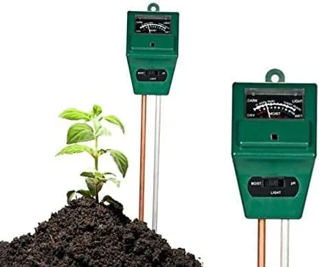 تستر سه کاره PH خاک، رطوبت آب و نور برای گیاهان باغ و گل تستر سه کاره PH خاک، رطوبت آب و نور برای گیاهان باغ و گل