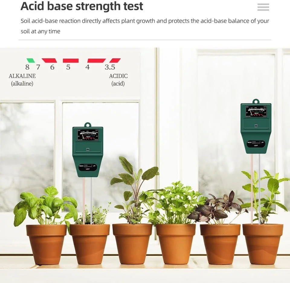 دستگاه سنجش pH خاک با نور خورشیدی - سنسور رطوبت خاک 3 در 1، دستگاه سنجش pH خاک برای کشاورزی و نور خورشیدی، دستگاه سنجش رطوبت برای گیاهان، تستر اسیدیته (دستگاه سنجش خاک 3 در 1) دستگاه سنجش pH خاک با نور خورشیدی - سنسور رطوبت خاک 3 در 1، دستگاه سنجش pH خاک برای کشاورزی و نور خورشیدی، دستگاه سنجش رطوبت برای گیاهان، تستر اسیدیته (دستگاه سنجش خاک 3 در 1)
