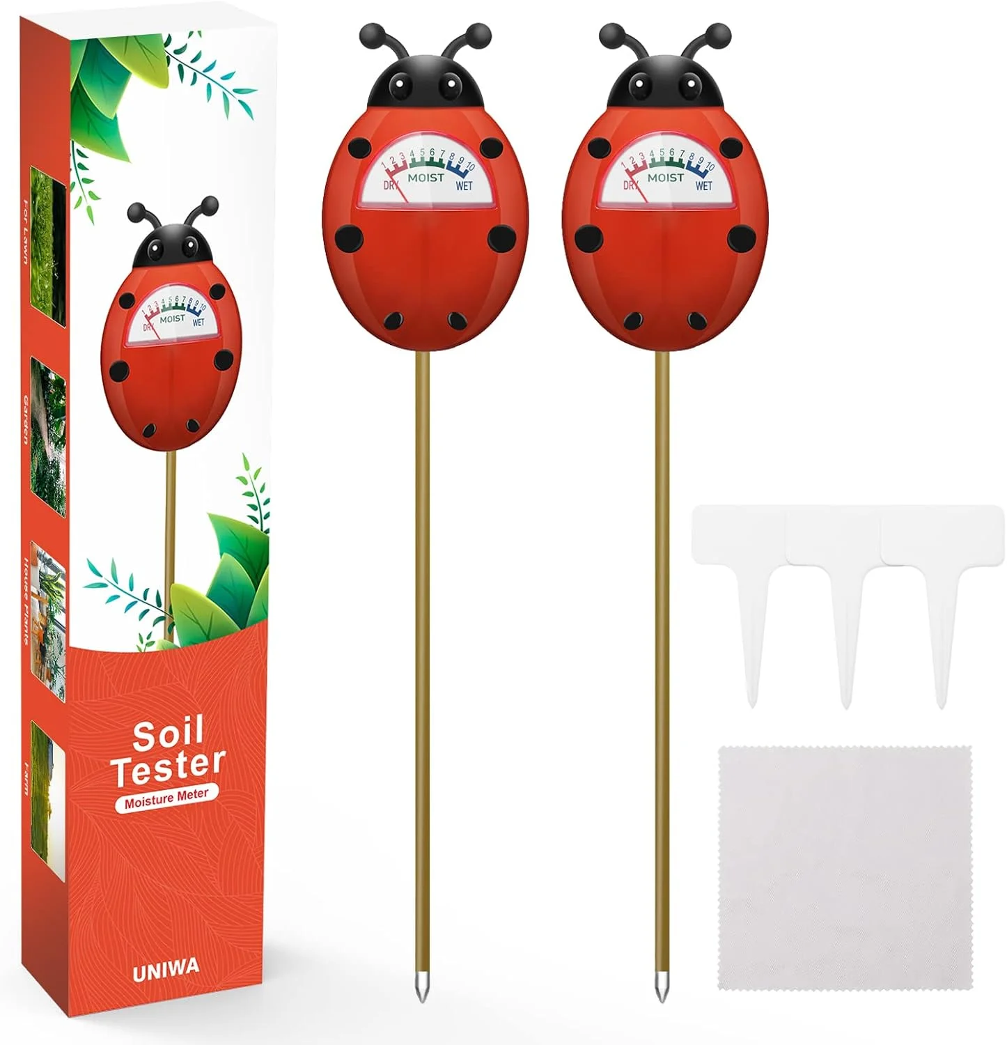 رطوبت سنج خاک UNIWA، رطوبت سنج گیاه، سنسور رطوبت سنج خاک برای باغبانی، کشاورزی، گیاهان داخلی و خارجی رطوبت سنج خاک UNIWA، رطوبت سنج گیاه، سنسور رطوبت سنج خاک برای باغبانی، کشاورزی، گیاهان داخلی و خارجی