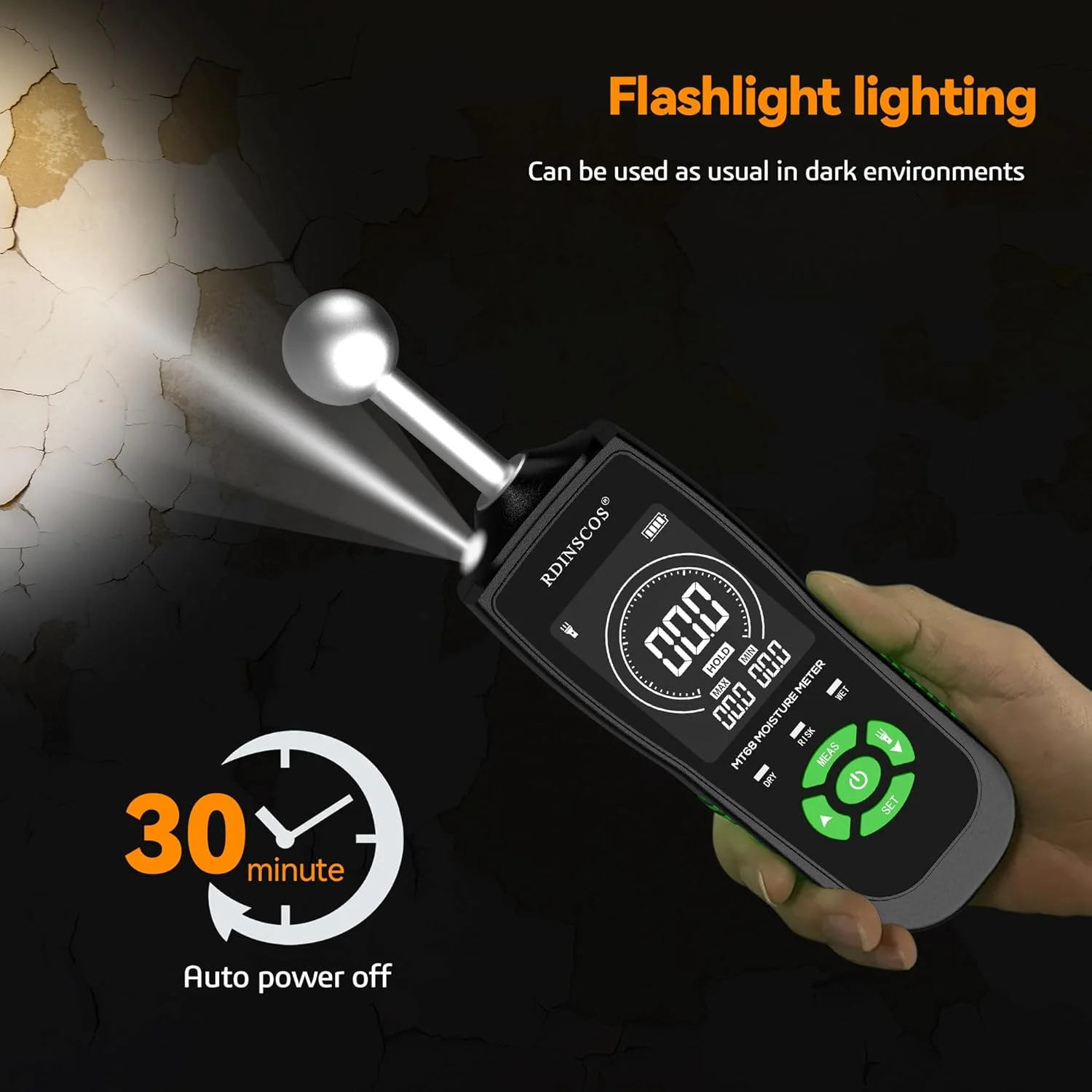 رطوبت سنج دیواری شارژی، رطوبت سنج چوب، رطوبت سنج دیجیتال حرفه ای برای چوب، دیوارها و کف (MT36) رطوبت سنج دیواری شارژی، رطوبت سنج چوب، رطوبت سنج دیجیتال حرفه ای برای چوب، دیوارها و کف (MT36)