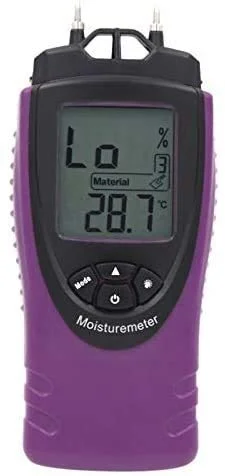رطوبت سنج دیجیتال دستی JJJ برای چوب، بتن، مصالح ساختمانی، دیوار، دارای صفحه نمایش LCD رطوبت سنج دیجیتال دستی JJJ برای چوب، بتن، مصالح ساختمانی، دیوار، دارای صفحه نمایش LCD