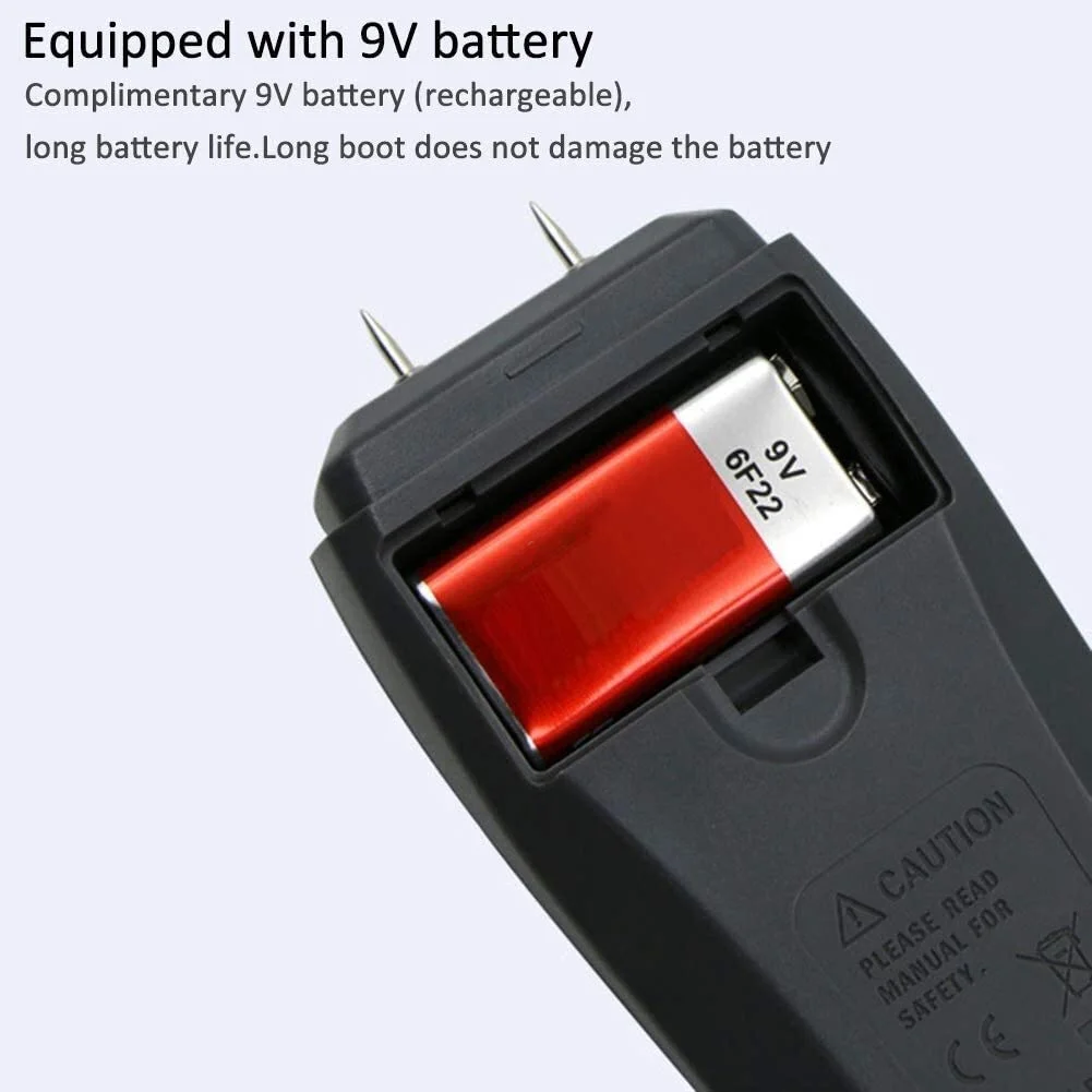 رطوبت سنج دیجیتال LCD مدل JJJ Originaltree برای چوب، هیزم و دیوار خشک - باتری شامل نمی شود