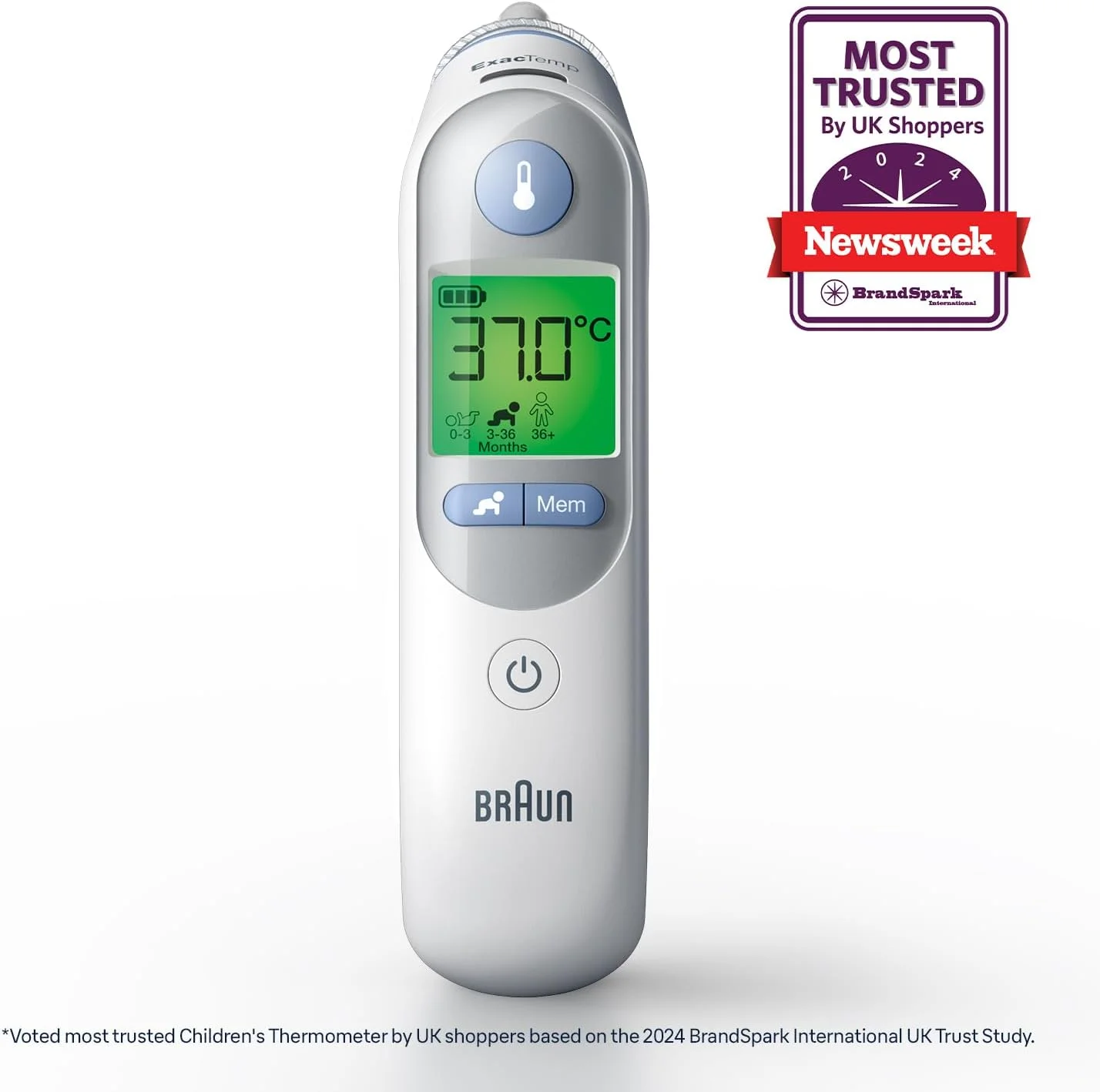 دماسنج گوش ترمواسکن 7 براون، دقت سنی با کدگذاری رنگی - IRT 6520 سفید