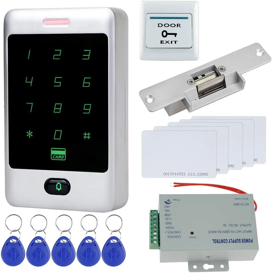 صفحه کلید فلزی لمسی کنترل دسترسی RFID مستقل Dongyang با ضد آب برای سیستم درب 8000 کاربر (قفل NC) صفحه کلید فلزی لمسی کنترل دسترسی RFID مستقل Dongyang با ضد آب برای سیستم درب 8000 کاربر (قفل NC)