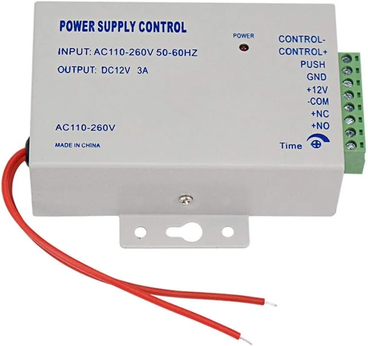 کیت سیستم کنترل دسترسی Diginex HFeng شامل صفحه کلید RFID 125KHz، منبع تغذیه DC12V 3A، دکمه خروج درب و 10 عدد جاسوئیچی RFID برای درب های چوبی/فلزی/شیشه ای