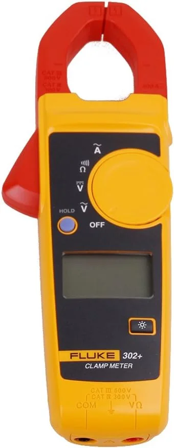 آمپرمتر کلمپی 400/600 ولت (AC/DC، 4000Ω، CAT III 600 V، 400 آمپر) مدل شماره 302+ فلوک آمپرمتر کلمپی 400/600 ولت (AC/DC، 4000Ω، CAT III 600 V، 400 آمپر) مدل شماره 302+ فلوک