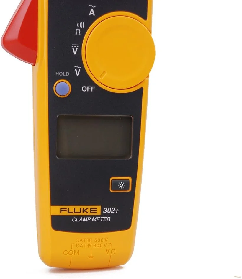 آمپرمتر کلمپی 400/600 ولت (AC/DC، 4000Ω، CAT III 600 V، 400 آمپر) مدل شماره 302+ فلوک آمپرمتر کلمپی 400/600 ولت (AC/DC، 4000Ω، CAT III 600 V، 400 آمپر) مدل شماره 302+ فلوک