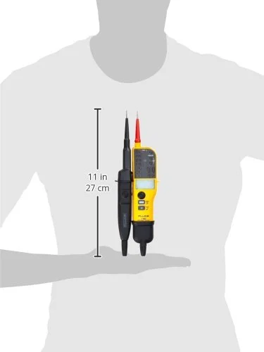 تستر ولتاژ و پیوستگی FlUKe T150 با LCD، اهم و بار قابل تعویض تستر ولتاژ و پیوستگی FlUKe T150 با LCD، اهم و بار قابل تعویض