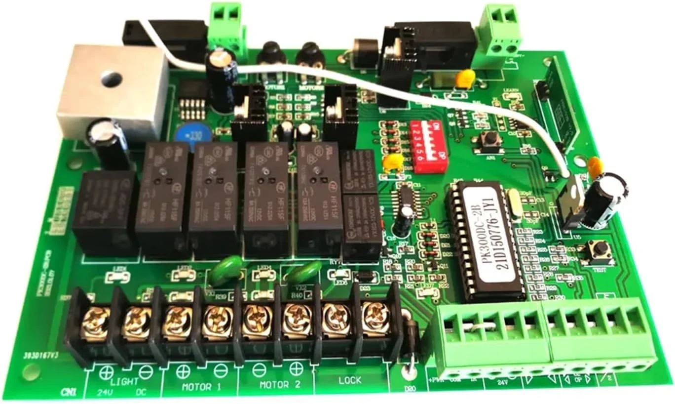 موتور درب کشویی، واحد کنترل موتور بازکننده درب چرخشی، برد اصلی مدار فقط برای استفاده موتور 24VDC (کیت 3 ریموت کنترل) موتور درب کشویی، واحد کنترل موتور بازکننده درب چرخشی، برد اصلی مدار فقط برای استفاده موتور 24VDC (کیت 3 ریموت کنترل)