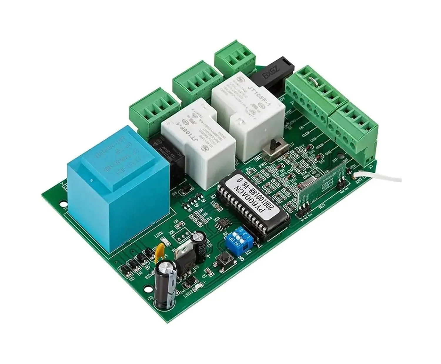 موتور درب کشویی، بازکننده درب کشویی با سوییچ فنری NC، برد موتور، برد مدار الکتریکی، کارت کنترل مدل های Sl600 Py600 Py800 Sl1500 (کیت 4 ریموت کنترل) موتور درب کشویی، بازکننده درب کشویی با سوییچ فنری NC، برد موتور، برد مدار الکتریکی، کارت کنترل مدل های Sl600 Py600 Py800 Sl1500 (کیت 4 ریموت کنترل)