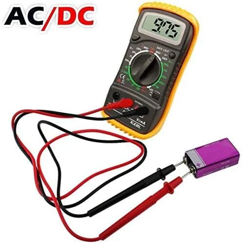 مولتی متر دیجیتال XL830L، صفحه نمایش LCD با نور پس زمینه، تستر ولتاژ 600 ولت AC/DC، جریان 10 آمپر مولتی متر دیجیتال XL830L، صفحه نمایش LCD با نور پس زمینه، تستر ولتاژ 600 ولت AC/DC، جریان 10 آمپر