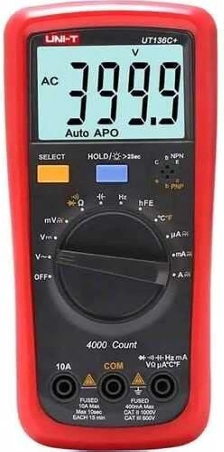 مولتی متر دیجیتال صنعتی نوآورانه یونی تی UT136C+ 1000V AC/DC