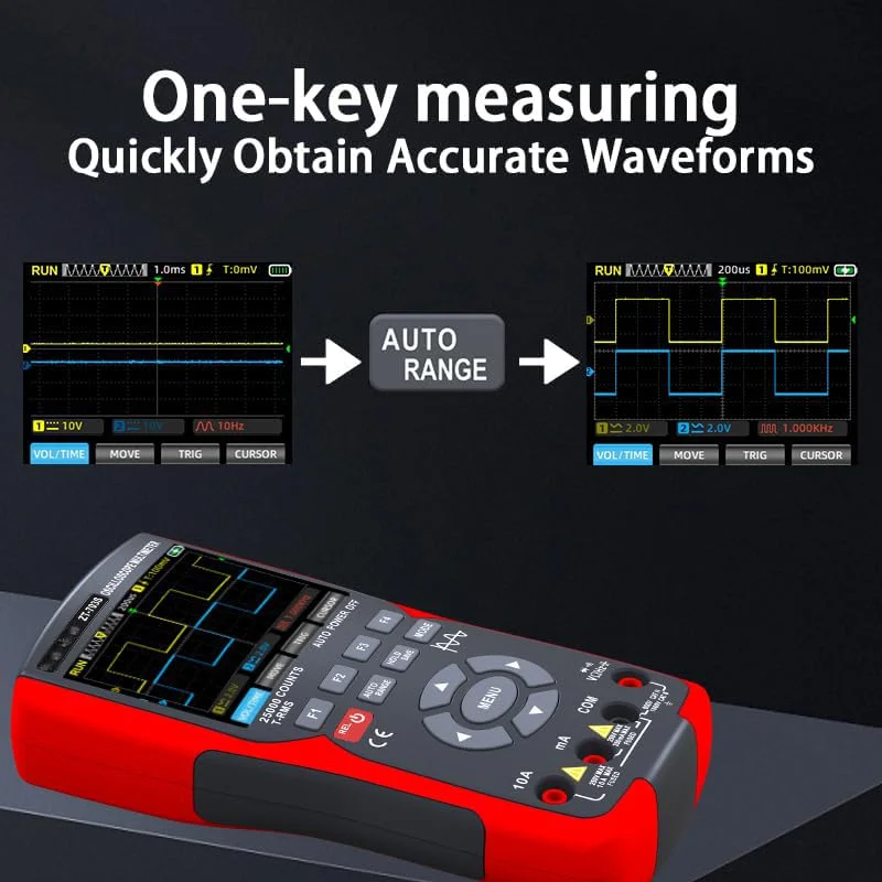 تستر مولتی متر دیجیتال 3 در 1 NALACAL، تستر چندگانه، اندازه گیری هوشمند، ولت متر با محدوده خودکار، صفحه نمایش LCD، تستر با اسیلوسکوپ دو کاناله، ولتاژ، جریان، مقاومت، پیوستگی، دیود تستر مولتی متر دیجیتال 3 در 1 NALACAL، تستر چندگانه، اندازه گیری هوشمند، ولت متر با محدوده خودکار، صفحه نمایش LCD، تستر با اسیلوسکوپ دو کاناله، ولتاژ، جریان، مقاومت، پیوستگی، دیود