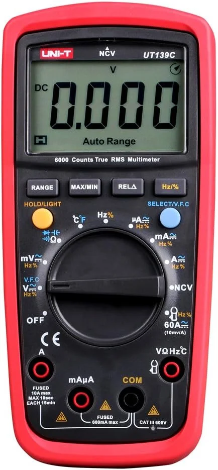 مولتی متر دیجیتال یونی تی مدل UT139C با قابلیت True RMS مولتی متر دیجیتال یونی تی مدل UT139C با قابلیت True RMS