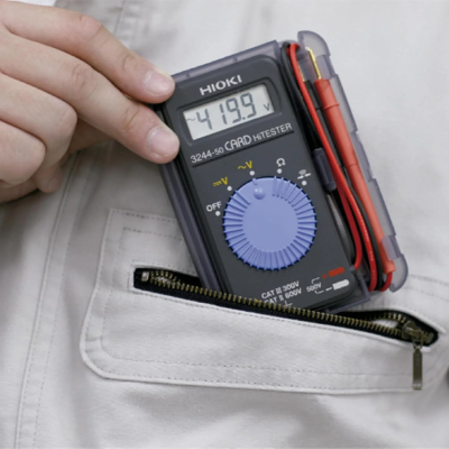 مولتی متر دیجیتال و کارت های تستر Hioki 3244-60 - مقاومت 41.99 مگا اهم، ولتاژ 500 ولت AC/DC مولتی متر دیجیتال و کارت های تستر Hioki 3244-60 - مقاومت 41.99 مگا اهم، ولتاژ 500 ولت AC/DC