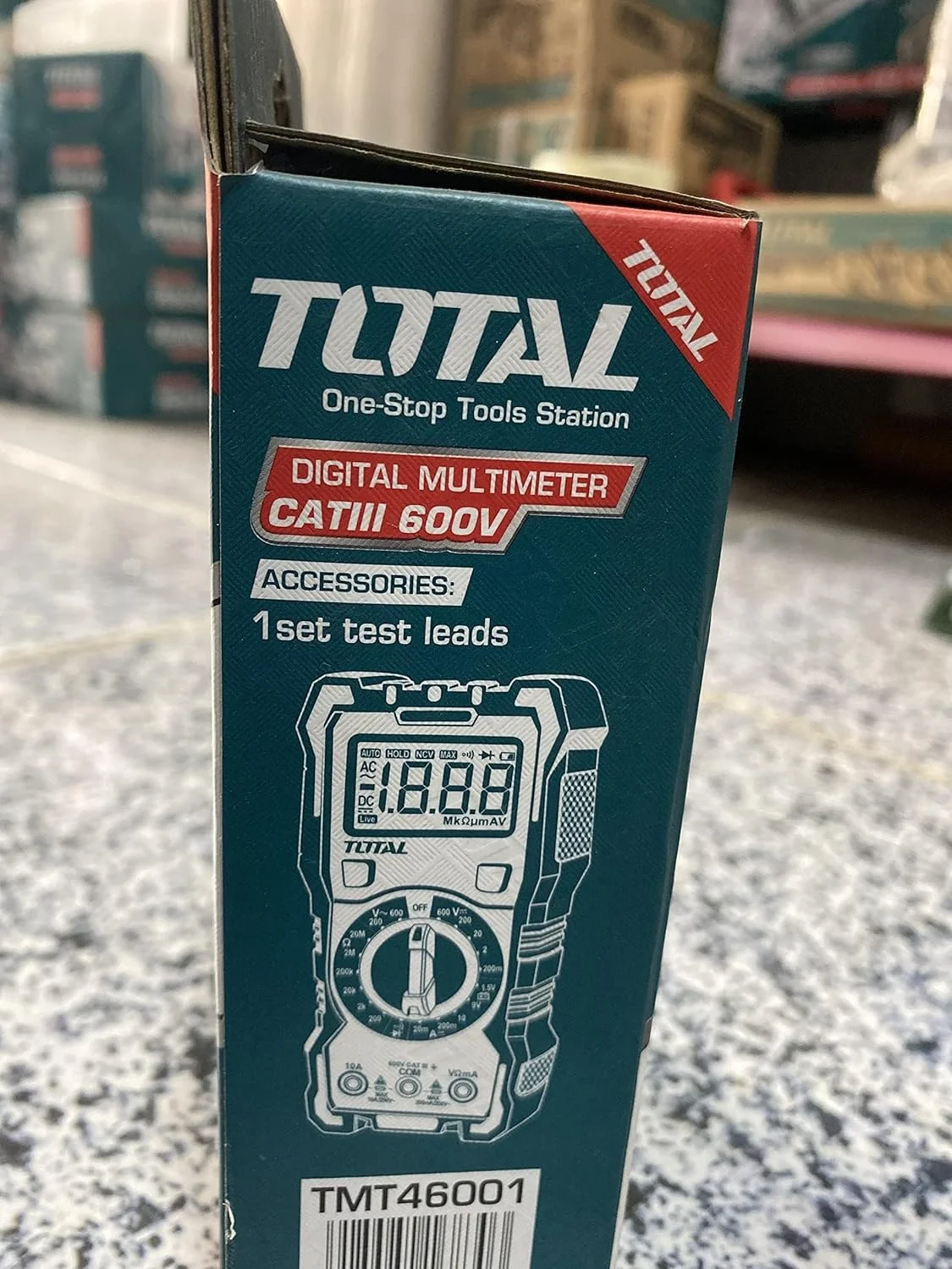 مولتی متر دیجیتال 600 ولت توتال مدل TMT46001 - 2725604084277 مولتی متر دیجیتال 600 ولت توتال مدل TMT46001 - 2725604084277