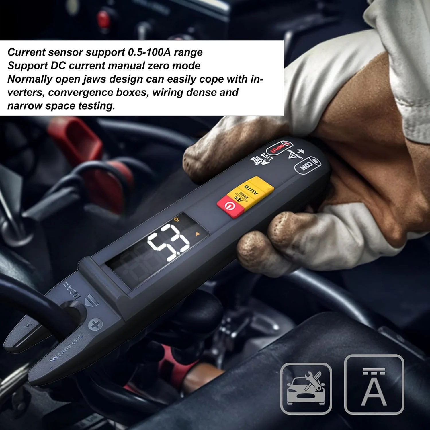 آمپرمتر کلمپی دیجیتال Luqeeg، آمپرمتر کلمپی 3 در 1 هوشمند U شکل، تستر آمپر الکتریکی با دقت بالا، قلم الکتریکی، آمپرمتر کلمپی جریان AC DC، تستر ولتاژ اهم برای برقکاران آمپرمتر کلمپی دیجیتال Luqeeg، آمپرمتر کلمپی 3 در 1 هوشمند U شکل، تستر آمپر الکتریکی با دقت بالا، قلم الکتریکی، آمپرمتر کلمپی جریان AC DC، تستر ولتاژ اهم برای برقکاران