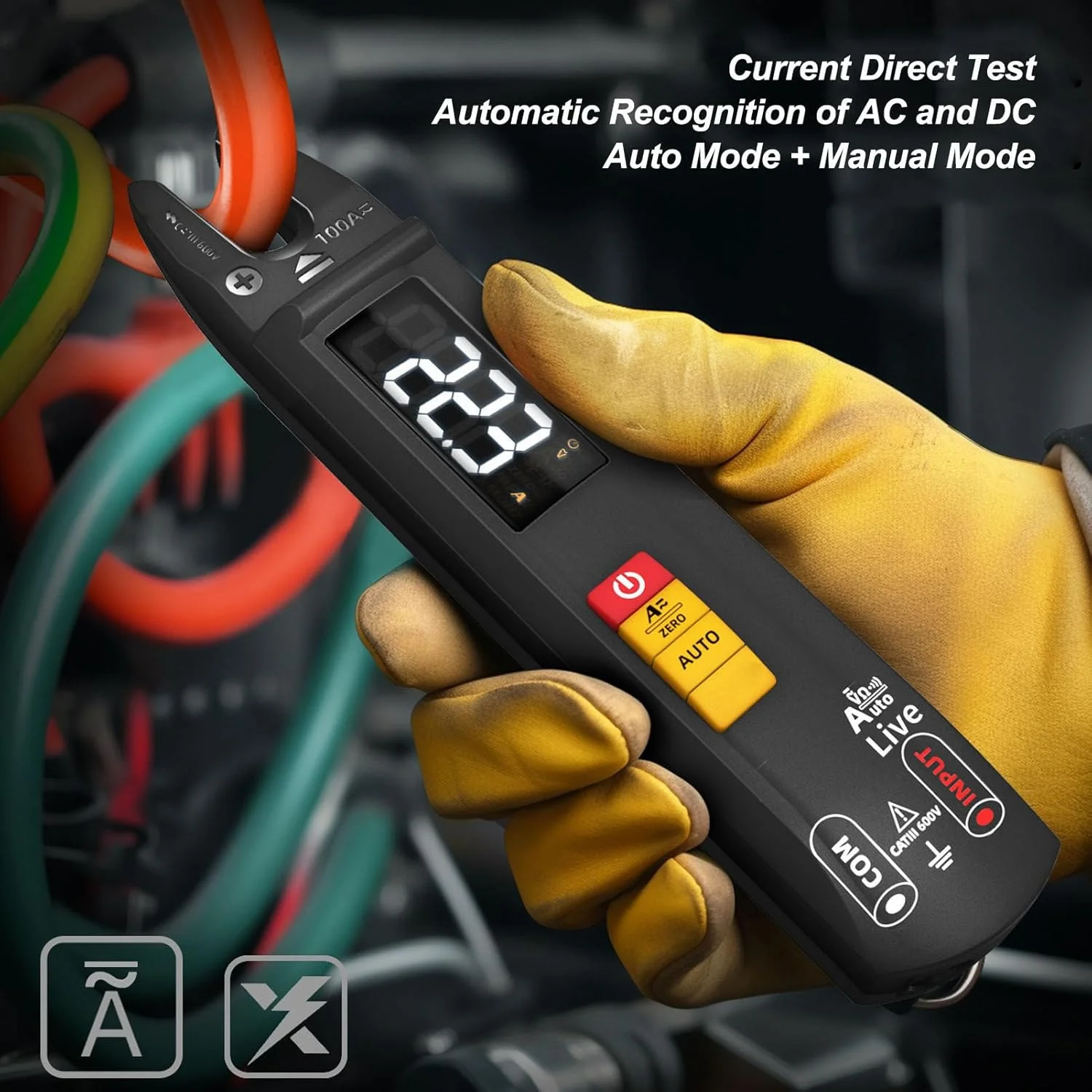 آمپرمتر کلمپی دیجیتال Luqeeg، آمپرمتر کلمپی 3 در 1 هوشمند U شکل، تستر آمپر الکتریکی با دقت بالا، قلم الکتریکی، آمپرمتر کلمپی جریان AC DC، تستر ولتاژ اهم برای برقکاران آمپرمتر کلمپی دیجیتال Luqeeg، آمپرمتر کلمپی 3 در 1 هوشمند U شکل، تستر آمپر الکتریکی با دقت بالا، قلم الکتریکی، آمپرمتر کلمپی جریان AC DC، تستر ولتاژ اهم برای برقکاران