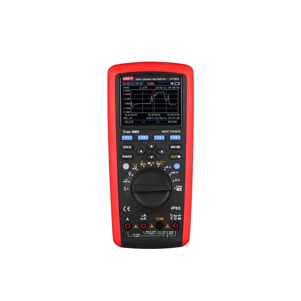 مولتی متر صنعتی UT181A با قابلیت اتصال USB و ثبت اطلاعات مولتی متر صنعتی UT181A با قابلیت اتصال USB و ثبت اطلاعات