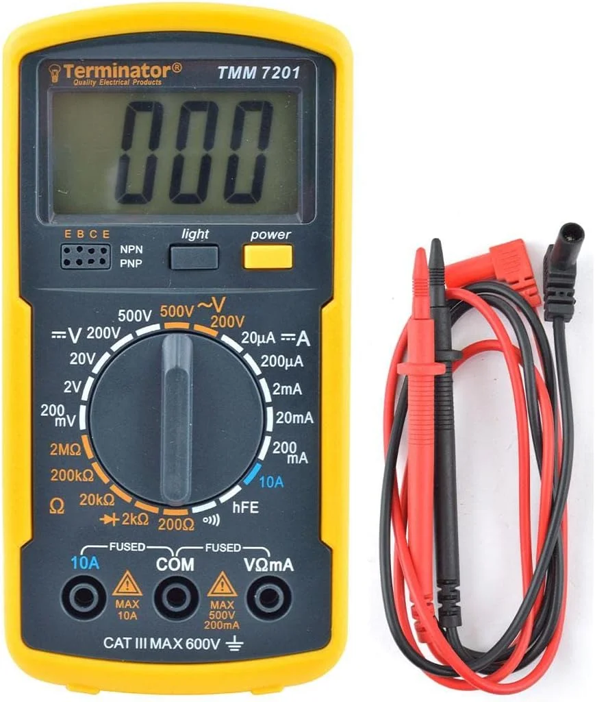 مولتی متر دیجیتال جیبی ترمیناتور مدل TMM 7201 مولتی متر دیجیتال جیبی ترمیناتور مدل TMM 7201
