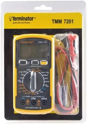 مولتی متر دیجیتال جیبی ترمیناتور مدل TMM 7201 مولتی متر دیجیتال جیبی ترمیناتور مدل TMM 7201