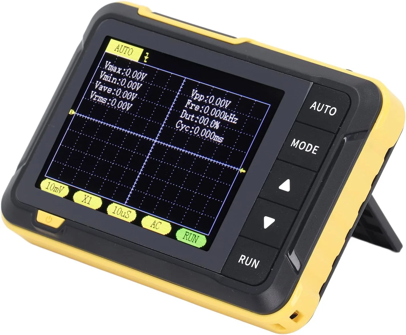 اسیلوسکوپ، مینی اسیلوسکوپ دیجیتال دستی قابل حمل، پهنای باند 200 کیلوهرتز، نرخ نمونه برداری 2.5 مگاهرتز، ژنراتور سیگنال DDS، صفحه نمایش LCD 2.8 اینچی با قابلیت ضبط خودکار شکل موج اسیلوسکوپ، مینی اسیلوسکوپ دیجیتال دستی قابل حمل، پهنای باند 200 کیلوهرتز، نرخ نمونه برداری 2.5 مگاهرتز، ژنراتور سیگنال DDS، صفحه نمایش LCD 2.8 اینچی با قابلیت ضبط خودکار شکل موج