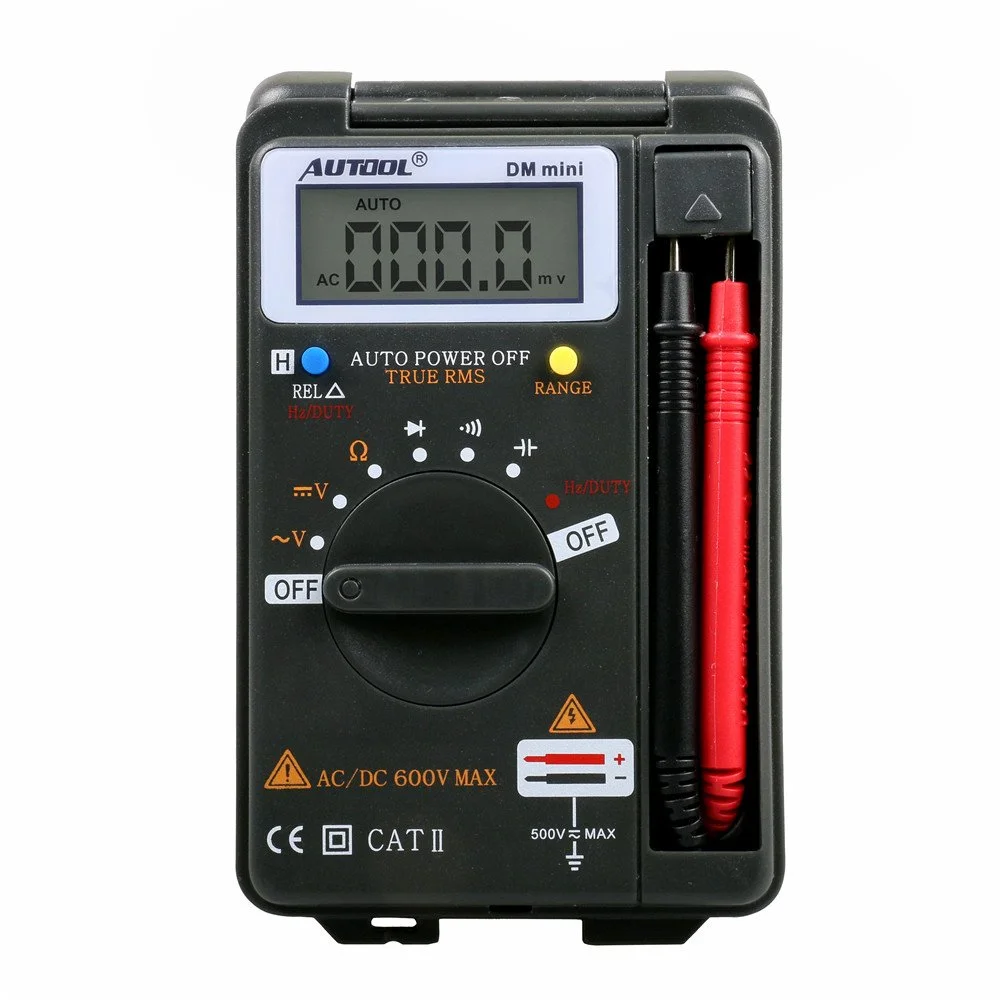 مولتی متر الکتریکی اتورنج AUTOOL مدل Mini VC921 3/4 DMM AD/DC، مولتی متر دیجیتال جیبی، تستر فرکانس 4000 Counts مولتی متر الکتریکی اتورنج AUTOOL مدل Mini VC921 3/4 DMM AD/DC، مولتی متر دیجیتال جیبی، تستر فرکانس 4000 Counts