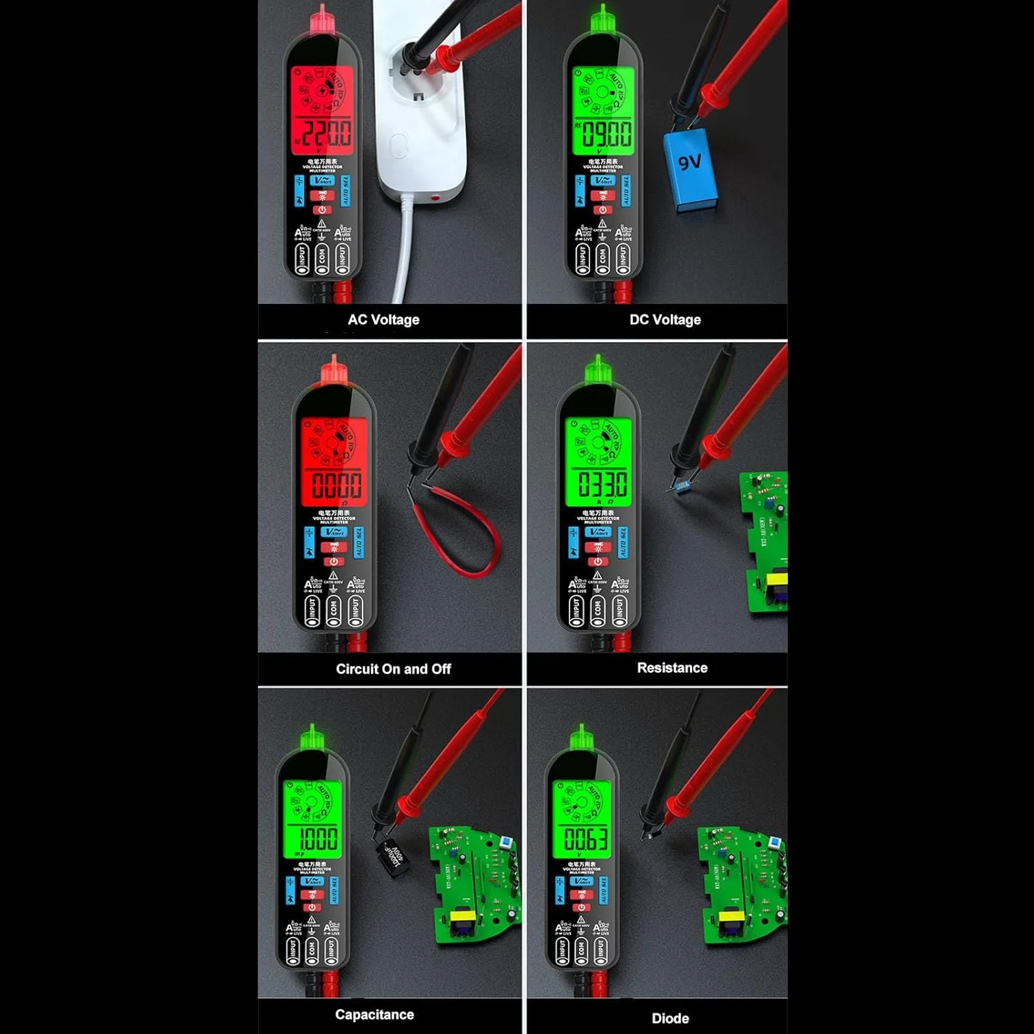 مولتی متر دیجیتال هوشمند Eujgoov BSIDE A1X با قابلیت تنظیم خودکار مولتی متر دیجیتال هوشمند Eujgoov BSIDE A1X با قابلیت تنظیم خودکار