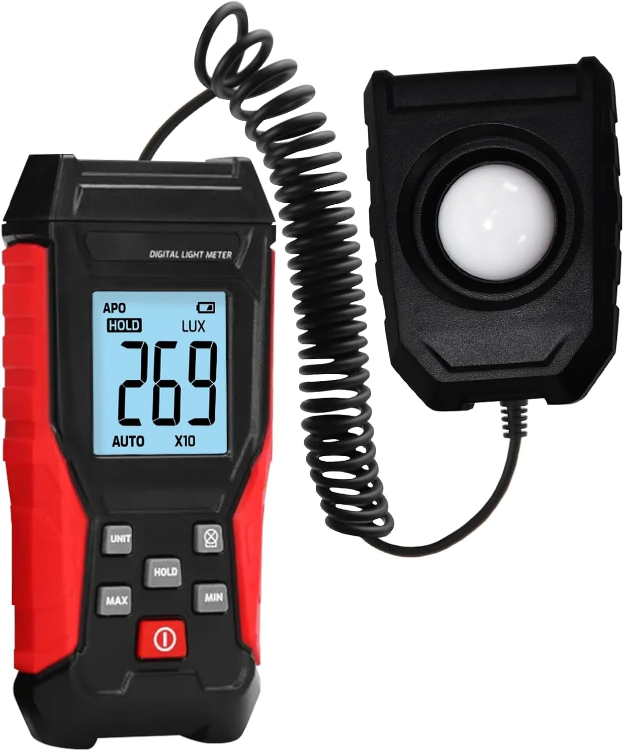 نورسنج دیجیتال دستی GAIN EXPRESS با سنسور نور، محدوده 200,000 لوکس، روشنایی برای گیاهان داخلی و خارجی نورسنج دیجیتال دستی GAIN EXPRESS با سنسور نور، محدوده 200,000 لوکس، روشنایی برای گیاهان داخلی و خارجی