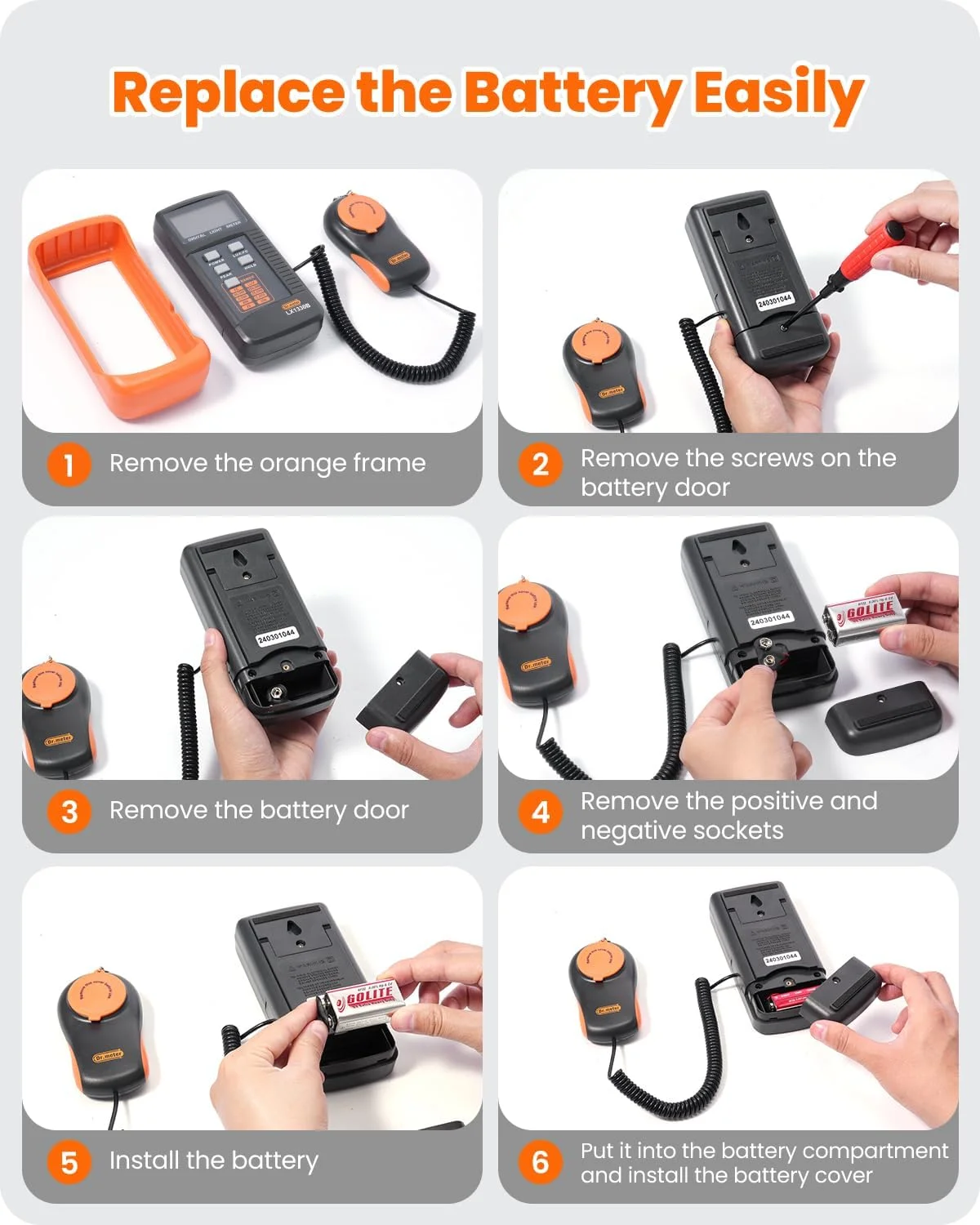 نور سنج دیجیتال دکتر Meter LX1330B، 0-200,000 لوکس نور سنج دیجیتال دکتر Meter LX1330B، 0-200,000 لوکس